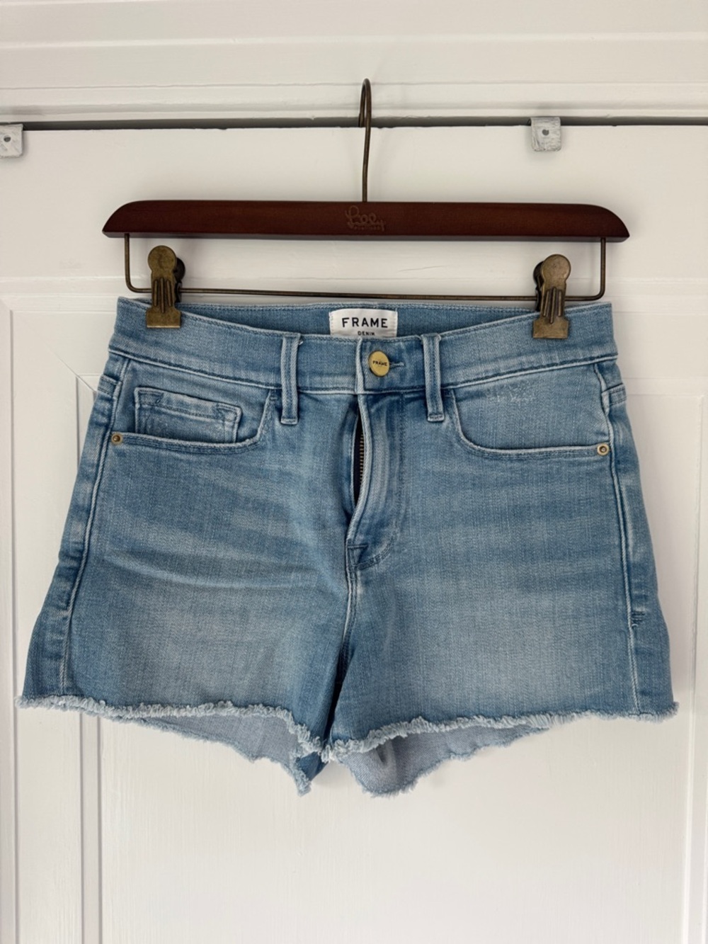 Frame Denim Le Cutoff 25 Women’s Light Blue shorts